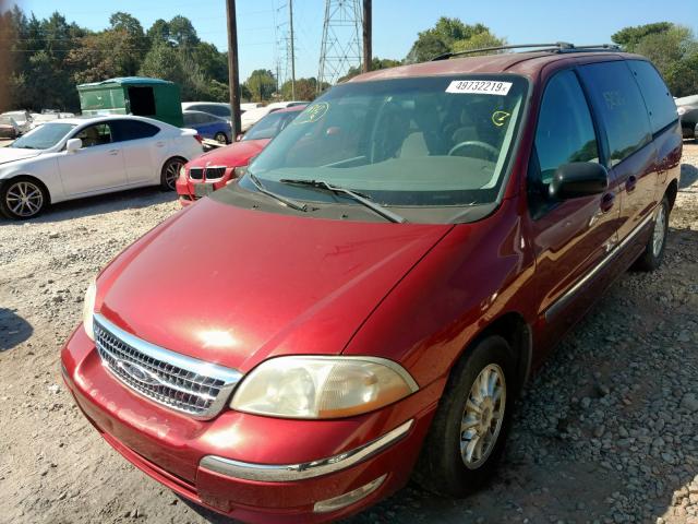 2FMZA5246XBC69139 - 1999 FORD WINDSTAR S RED photo 2