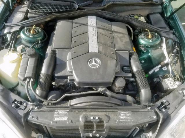 WDBNG70J91A186750 - 2001 MERCEDES-BENZ S 430 GREEN photo 7
