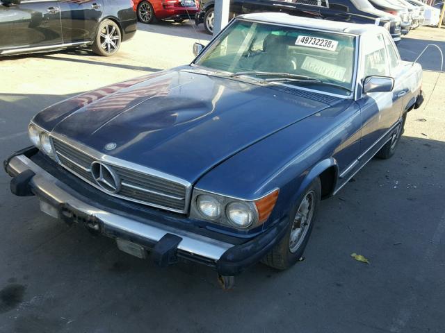 WDBBA45A1DB021270 - 1983 MERCEDES-BENZ 380 SL BLUE photo 2