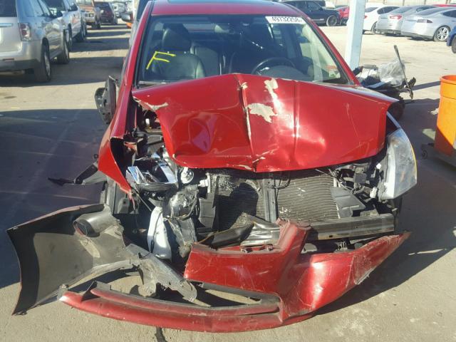 3N1AB6AP3CL699129 - 2012 NISSAN SENTRA 2.0 RED photo 9