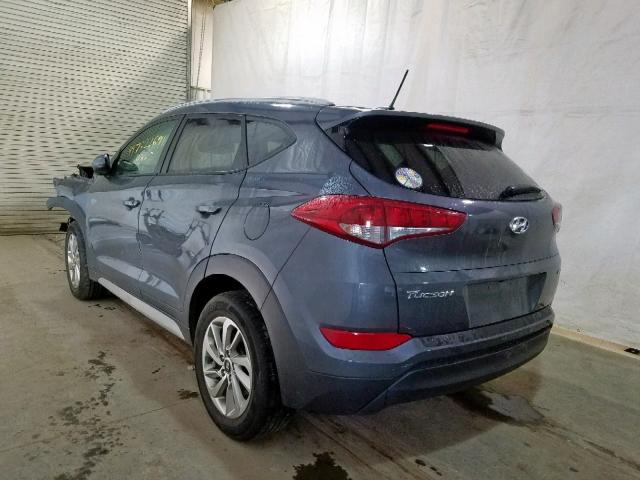 KM8J3CA47HU496848 - 2017 HYUNDAI TUCSON LIM GRAY photo 3