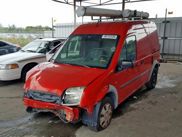 NM0LS7AN9DT136123 - 2013 FORD TRANSIT CO RED photo 2