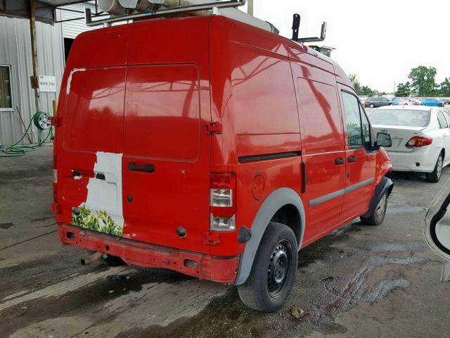 NM0LS7AN9DT136123 - 2013 FORD TRANSIT CO RED photo 4