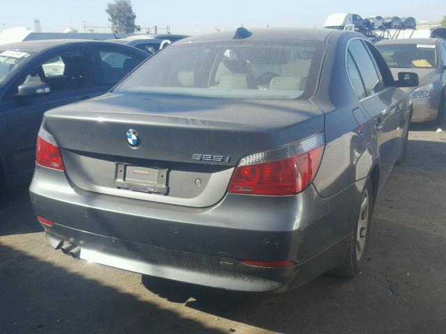 WBANA53534B167936 - 2004 BMW 525 I BLUE photo 4