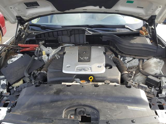 JNKAJ09F38M359077 - 2008 INFINITI EX35 BASE WHITE photo 7