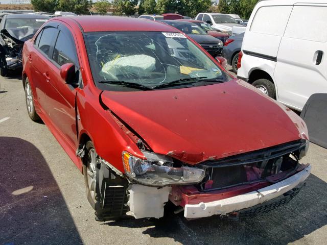 JA32U2FU6GU001626 - 2016 MITSUBISHI LANCER ES RED photo 1