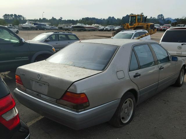 WDBGA33E9SA282574 - 1995 MERCEDES-BENZ S 320 TAN photo 4