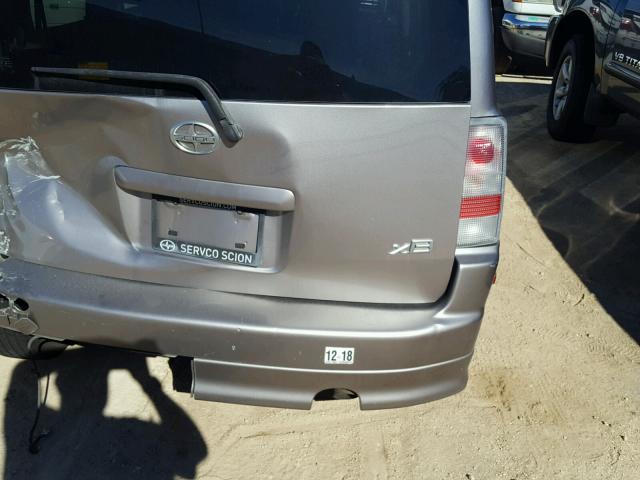 JTLKT324X54027115 - 2005 TOYOTA SCION XB Qəhvəyi foto 9