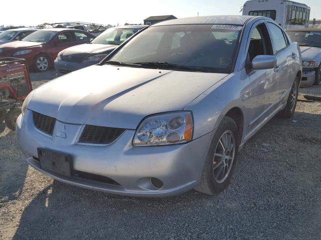 4A3AB46S65E046275 - 2005 MITSUBISHI GALANT LS SILVER photo 2