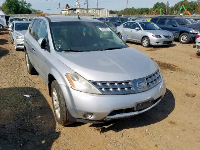 JN8AZ08W77W619368 - 2007 NISSAN MURANO SL GRAY photo 1