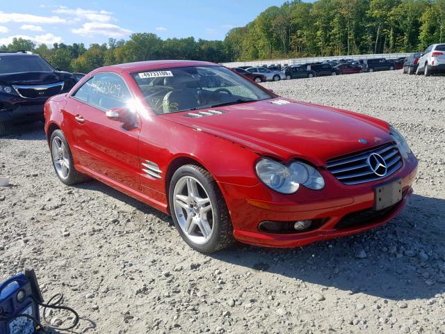 WDBSK75F56F113214 - 2006 MERCEDES-BENZ SL 500 RED photo 1