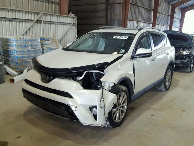 2T3DFREV0HW546295 - 2017 TOYOTA RAV4 LIMIT WHITE photo 2