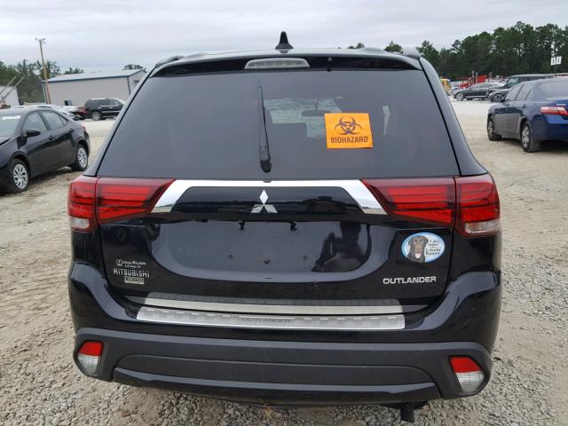 JA4AD3A36JZ019680 - 2018 MITSUBISHI OUTLANDER BLACK photo 9