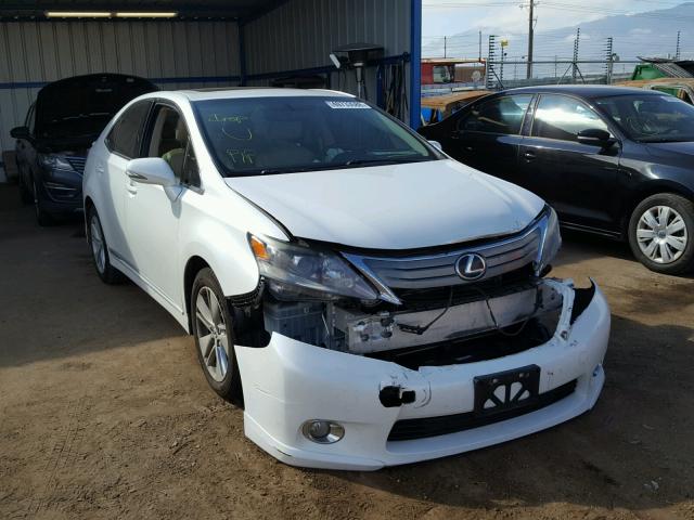 JTHBB1BA3A2002831 - 2010 LEXUS HS 250H WHITE photo 1