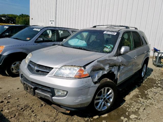 2HNYD18881H537648 - 2001 ACURA MDX TOURIN GRAY photo 2