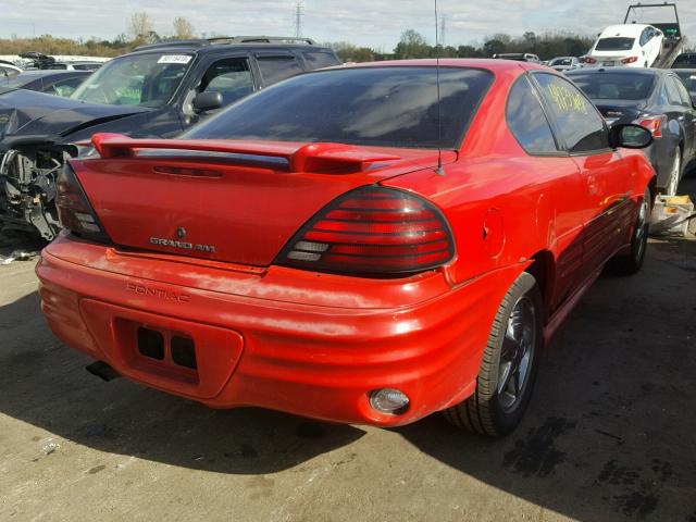 1G2NE12F82C217932 - 2002 PONTIAC GRAND AM S RED photo 4