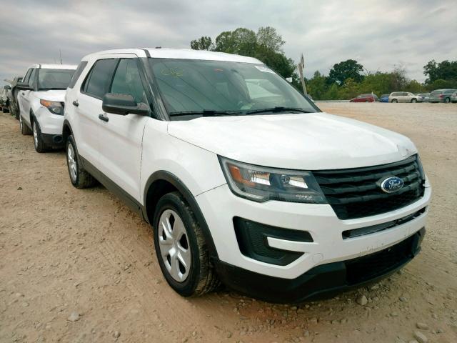 1FM5K8ARXHGE14588 - 2017 FORD EXPLORER P WHITE photo 1