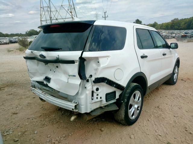 1FM5K8ARXHGE14588 - 2017 FORD EXPLORER P WHITE photo 4