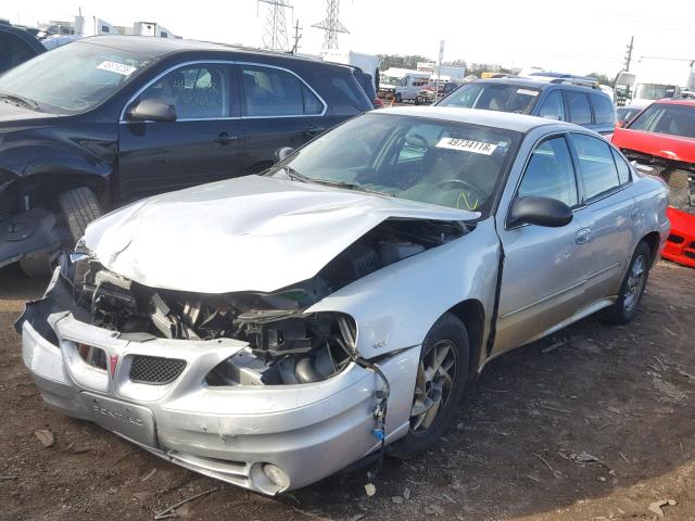 1G2NF52E24M693165 - 2004 PONTIAC GRAND AM S SILVER photo 2