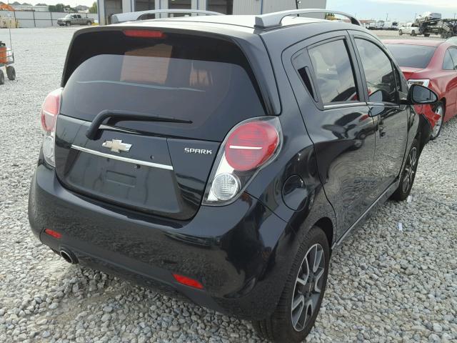 KL8CF6S9XDC538714 - 2013 CHEVROLET SPARK 2LT BLACK photo 4