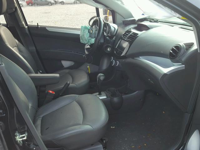 KL8CF6S9XDC538714 - 2013 CHEVROLET SPARK 2LT BLACK photo 5