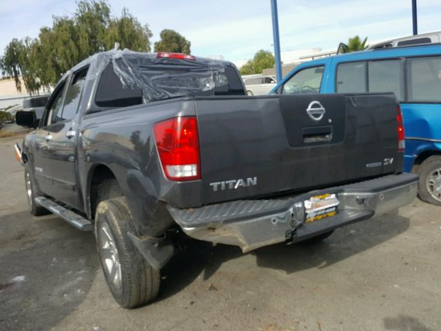 1N6BA0EDXBN324965 - 2011 NISSAN TITAN S GRAY photo 3