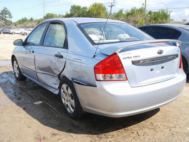 KNAFE121185496381 - 2008 KIA SPECTRA EX BLUE photo 3