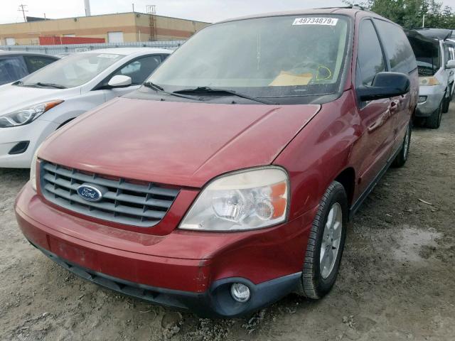 2FMZA57294BA35712 - 2004 FORD FREESTAR S RED photo 2