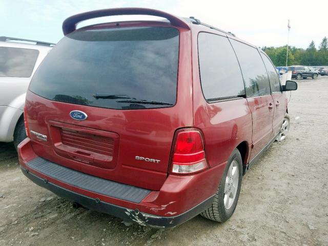 2FMZA57294BA35712 - 2004 FORD FREESTAR S RED photo 4