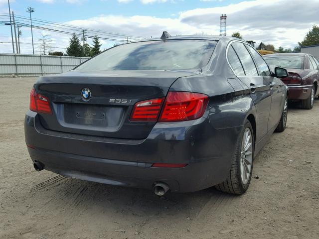 WBAFR7C57BC267621 - 2011 BMW 535 I CHARCOAL photo 4