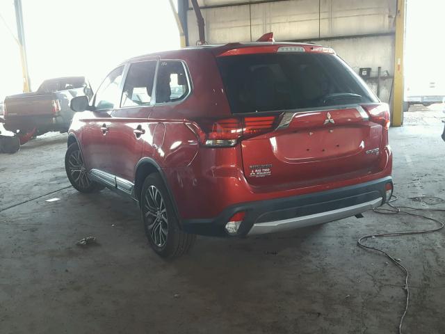 JA4AD3A32HZ053738 - 2017 MITSUBISHI OUTLANDER RED photo 3