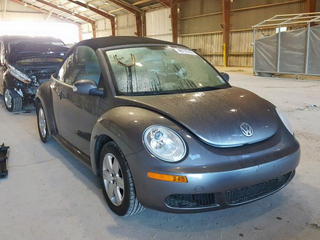 3VWRF31Y97M400123 - 2007 VOLKSWAGEN NEW BEETLE ნაცრისფერი ფოტო 1
