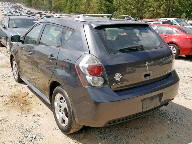 5Y2SP67899Z439077 - 2009 PONTIAC VIBE GRAY photo 3