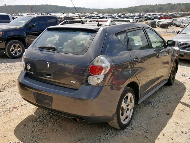 5Y2SP67899Z439077 - 2009 PONTIAC VIBE GRAY photo 4