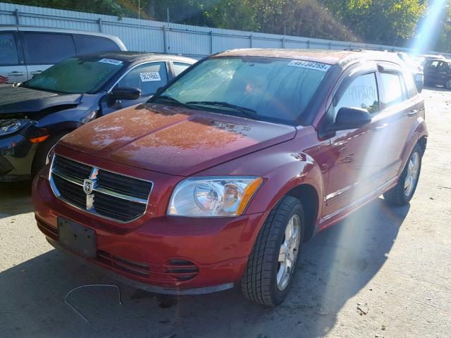 1B3HB48C67D302769 - 2007 DODGE CALIBER SX RED photo 2