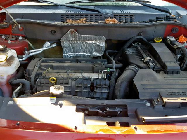 1B3HB48C67D302769 - 2007 DODGE CALIBER SX RED photo 7