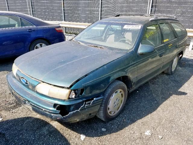 1FALP57U7SA109895 - 1995 FORD TAURUS GL GREEN photo 2