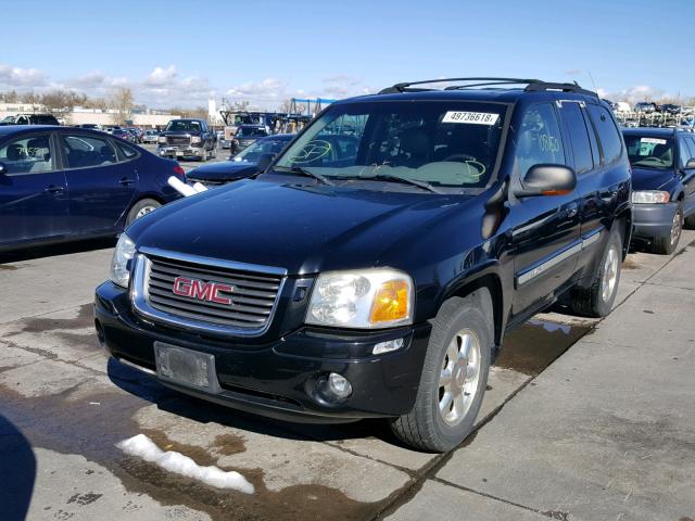 1GKDT13S122369781 - 2002 GMC ENVOY BLACK photo 2