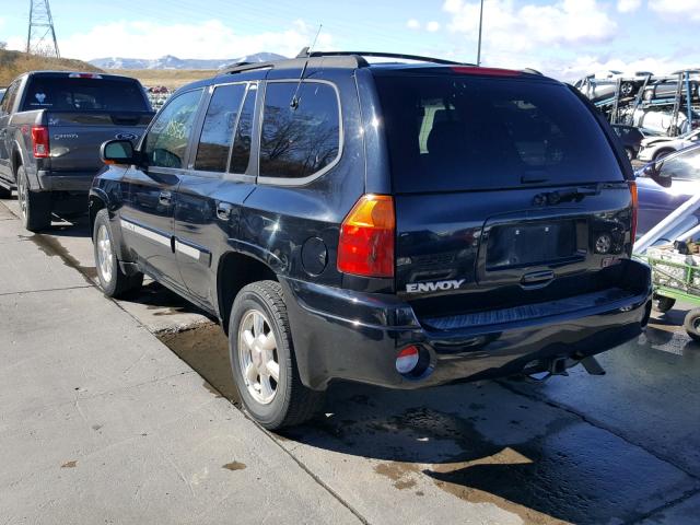 1GKDT13S122369781 - 2002 GMC ENVOY BLACK photo 3