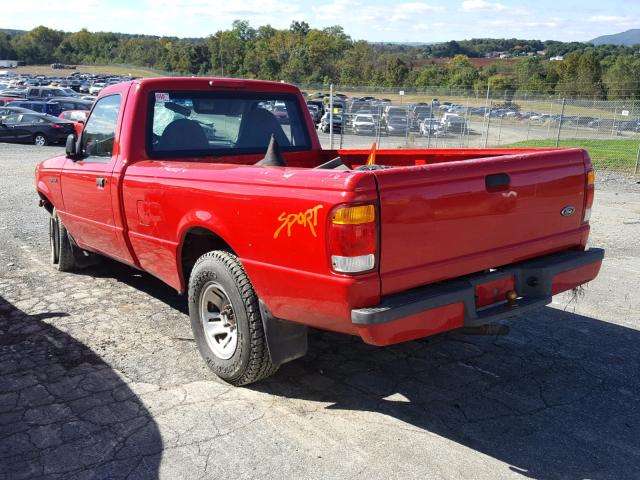 1FTYR10C6XTA94709 - 1999 FORD RANGER RED photo 3