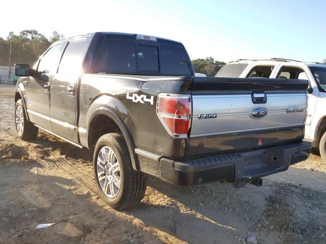 1FTFW1ET4BFD02277 - 2011 FORD F150 SUPER BLACK photo 3