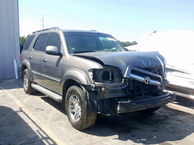 5TDZT38A95S262438 - 2005 TOYOTA SEQUOIA LI GRAY photo 1