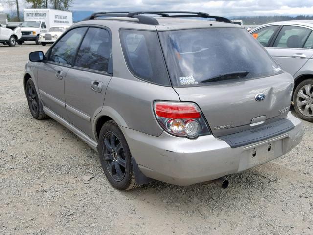 JF1GG68606G806268 - 2006 SUBARU IMPREZA OU GRAY photo 3