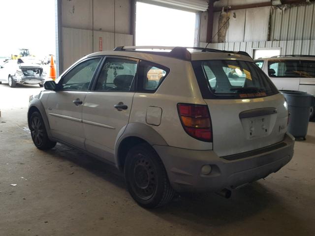 5Y2SL628X3Z400105 - 2003 PONTIAC VIBE SILVER photo 3