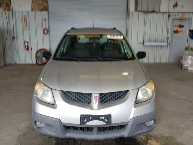 5Y2SL628X3Z400105 - 2003 PONTIAC VIBE SILVER photo 9