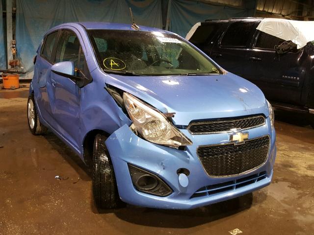 KL8CB6S96EC548623 - 2014 CHEVROLET SPARK LS BLUE photo 1