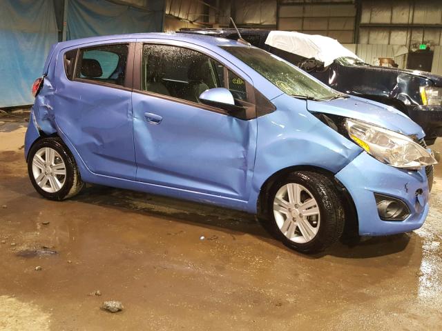 KL8CB6S96EC548623 - 2014 CHEVROLET SPARK LS BLUE photo 9