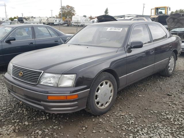 JT8UF22E4S0029491 - 1995 LEXUS LS 400 BLACK photo 2