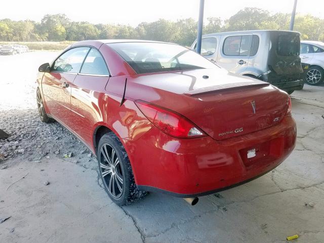 1G2ZH358864286203 - 2006 PONTIAC G6 GT RED photo 3