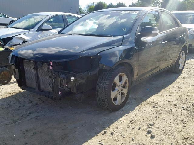 KNAFU4A20A5242553 - 2010 KIA FORTE EX BLACK photo 2